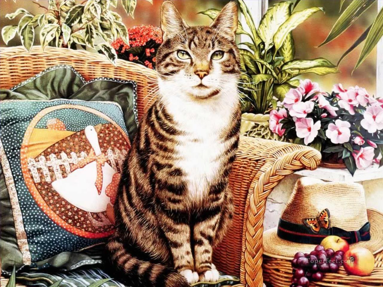 Hemingway GT kitten Oil Paintings